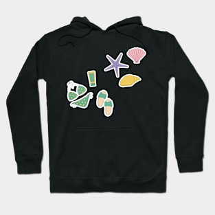 BEACH VACATION STICKER PACK Hoodie